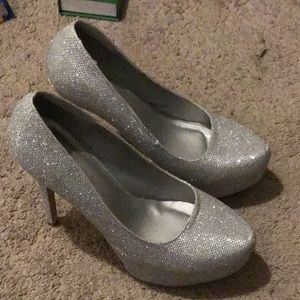 Sparkly high heels